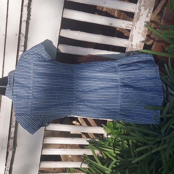 Wonder Nation Pinstriped 3 Tierd Button up Th Front - Picture 4 of 5